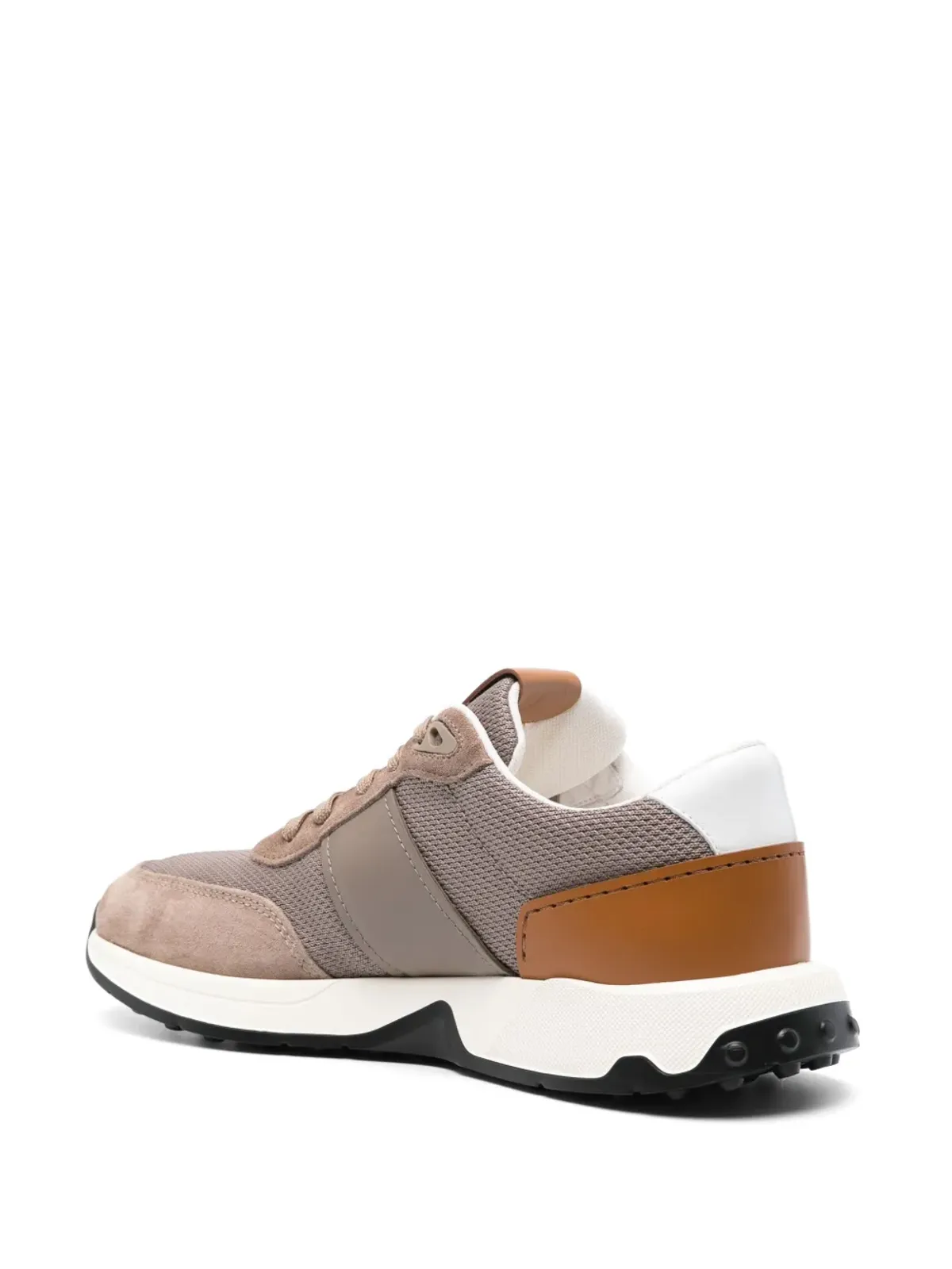 Tod's ロゴデボス加工 スエード スニーカー ブラウン - 画像3
