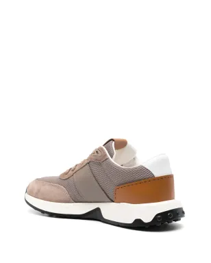 Tod's ロゴデボス加工 スエード スニーカー ブラウン - サムネイル3