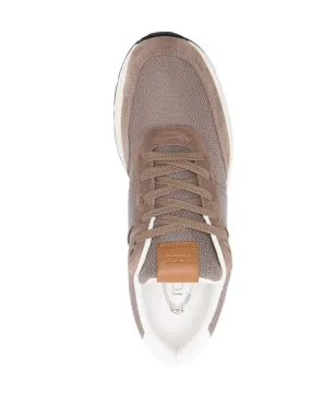 Tod's ロゴデボス加工 スエード スニーカー ブラウン - サムネイル4