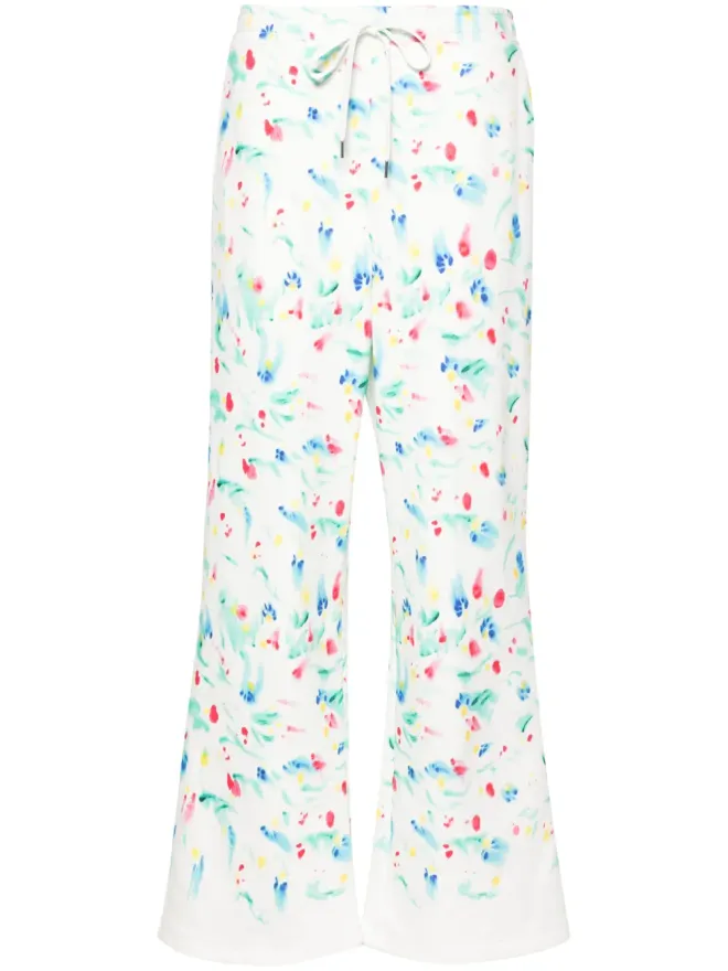 Marni Marni 花柄プリントのコットン・トラックパンツ - ホワイトの商品画像