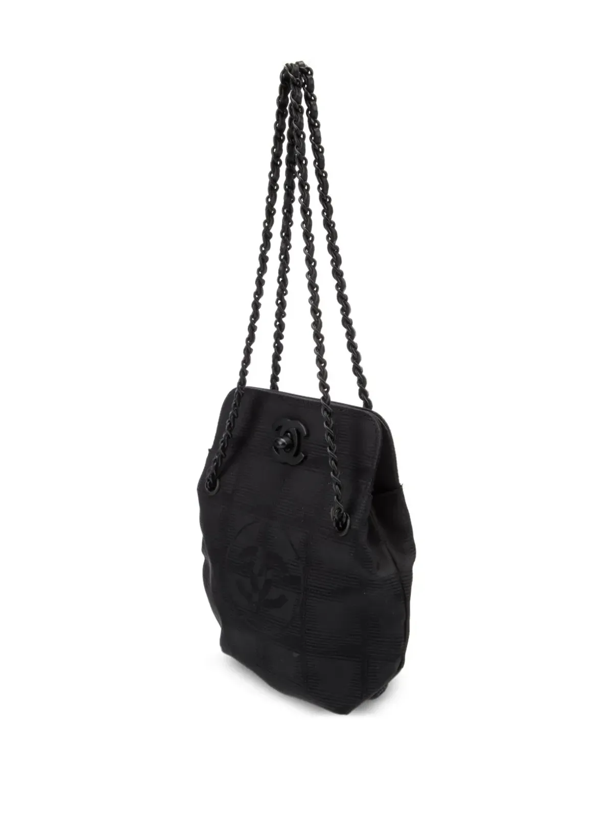 CHANEL ビンテージ 2002 CCミニバッグ ブラック - 画像5