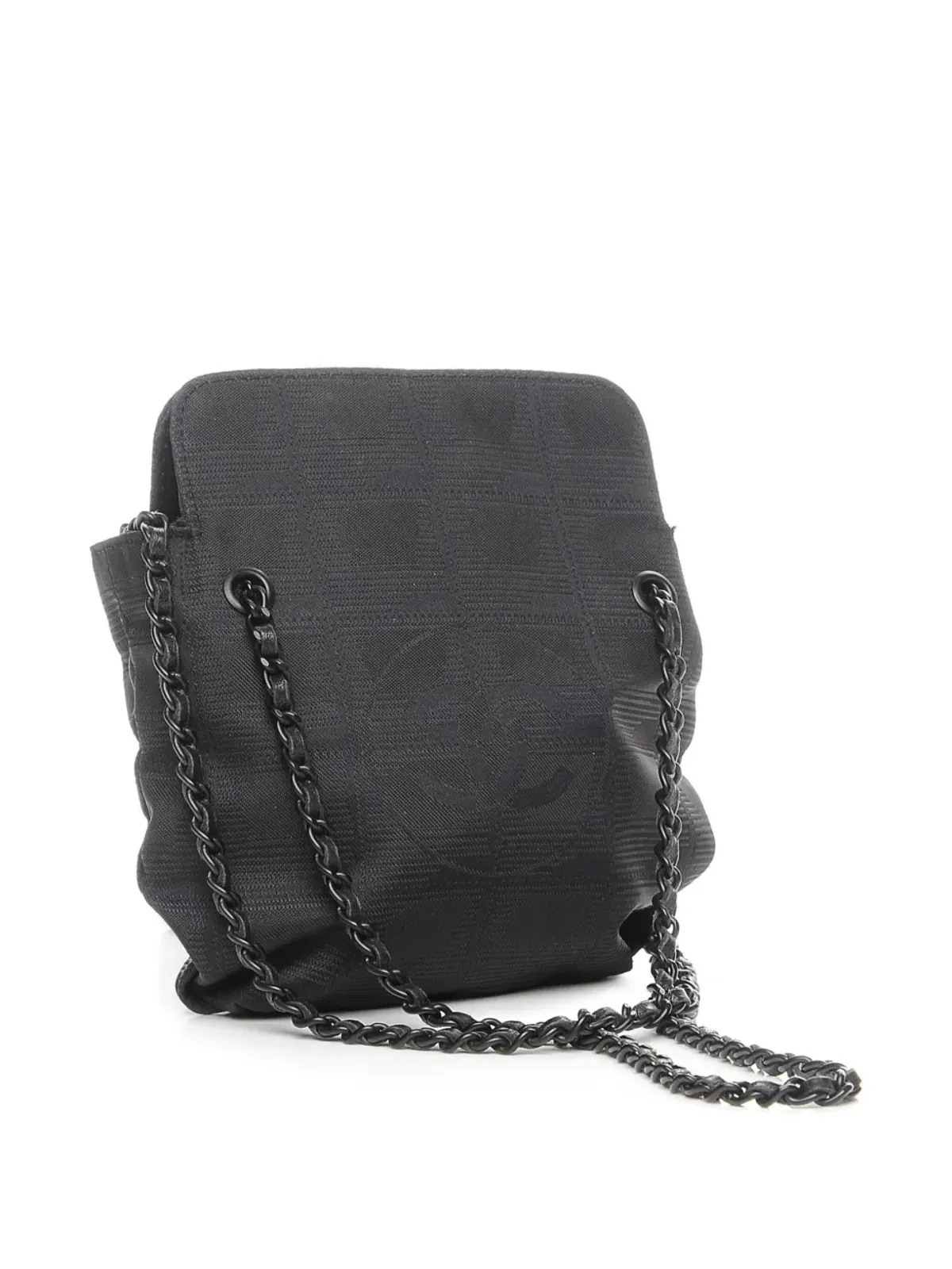 CHANEL ビンテージ 2002 CCミニバッグ ブラック - 画像2