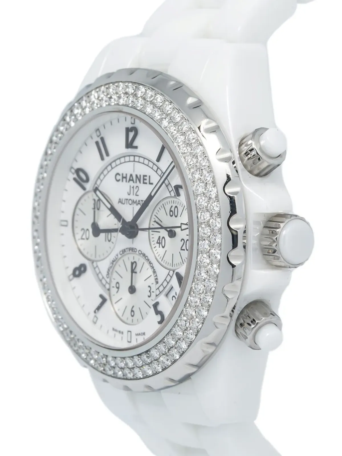 CHANEL ビンテージ J12 41mm ホワイト - 画像2