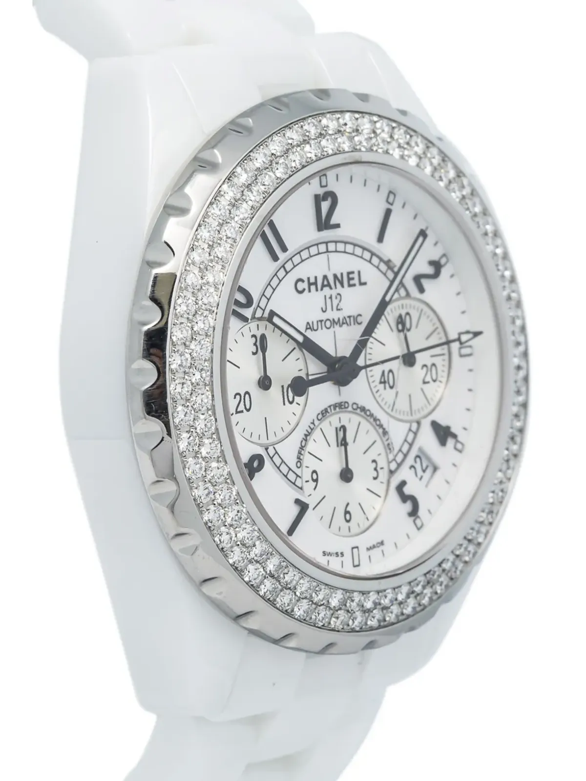 CHANEL ビンテージ J12 41mm ホワイト - 画像3