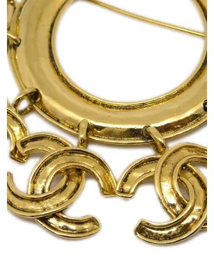 CHANEL ビンテージ 1994年 CCフープブローチ - ゴールド - サムネイル2