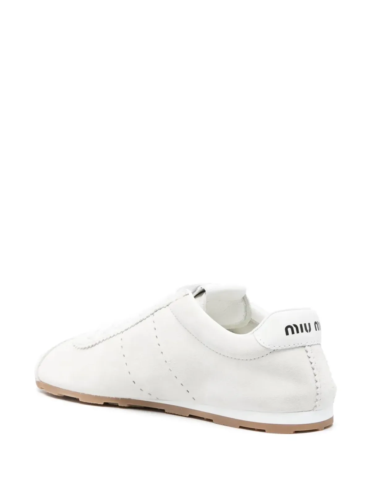Miu Miu スエード レースアップスニーカー - 画像3