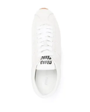 Miu Miu スエード レースアップスニーカー - サムネイル4