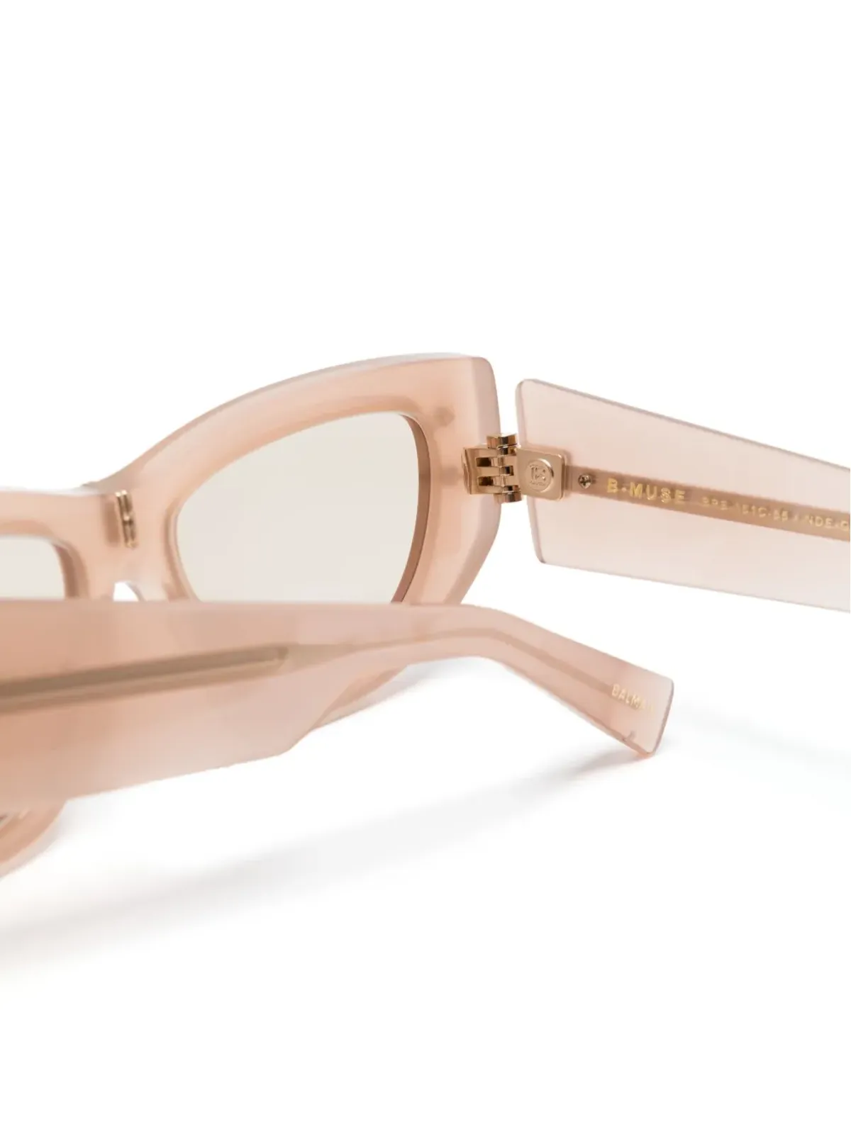 Balmain Eyewear バルマンアイウェア B-Muse キャットアイサングラス ピンク - 画像3
