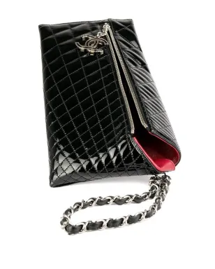 CHANEL ビンテージ 2008 カレイドスコープ・クラッチバッグ - ブラック - サムネイル3