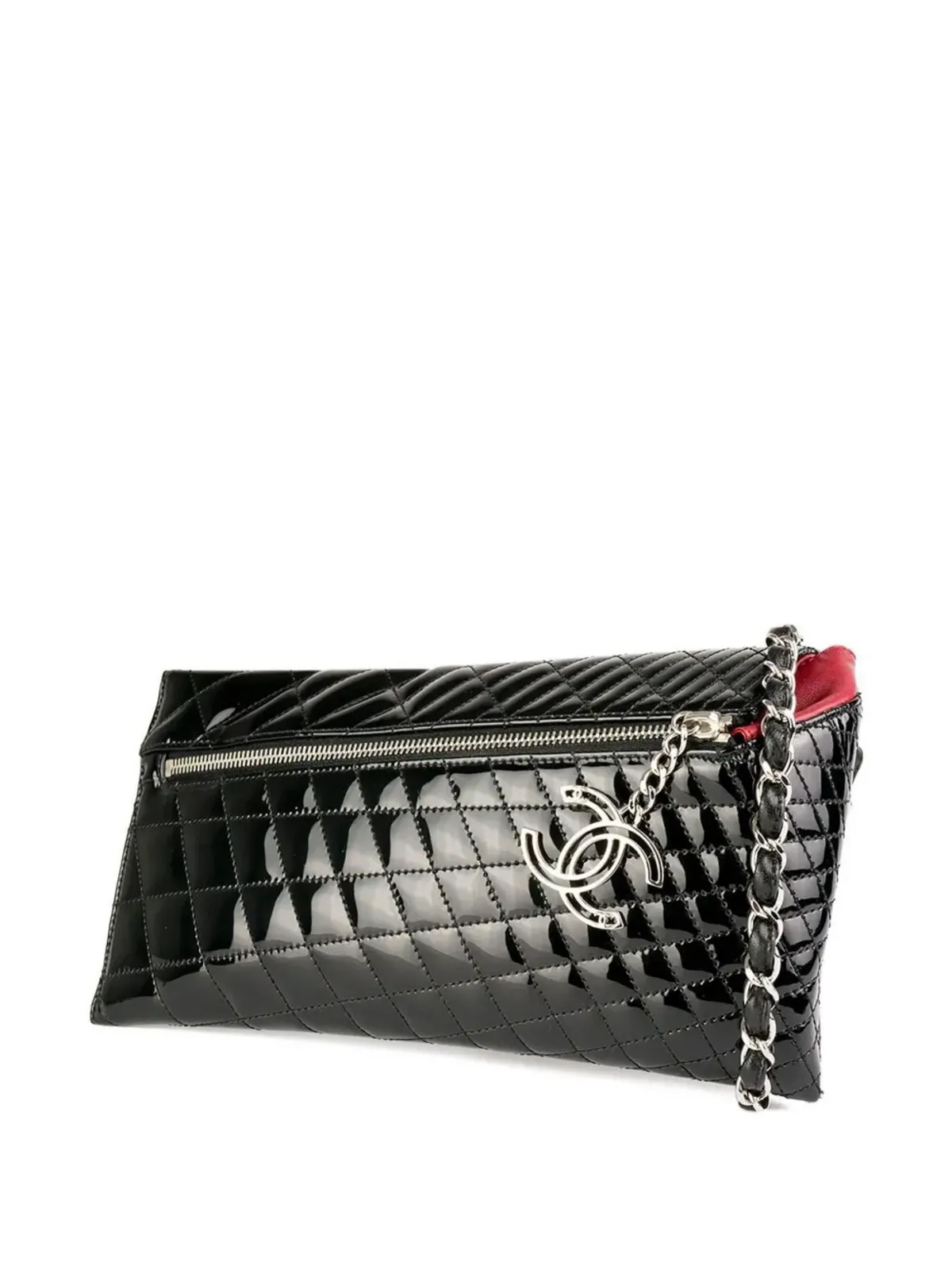 CHANEL ビンテージ 2008 カレイドスコープ・クラッチバッグ - ブラック - 画像4