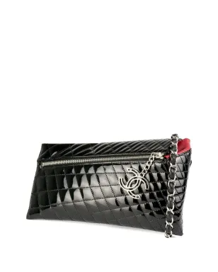 CHANEL ビンテージ 2008 カレイドスコープ・クラッチバッグ - ブラック - サムネイル4