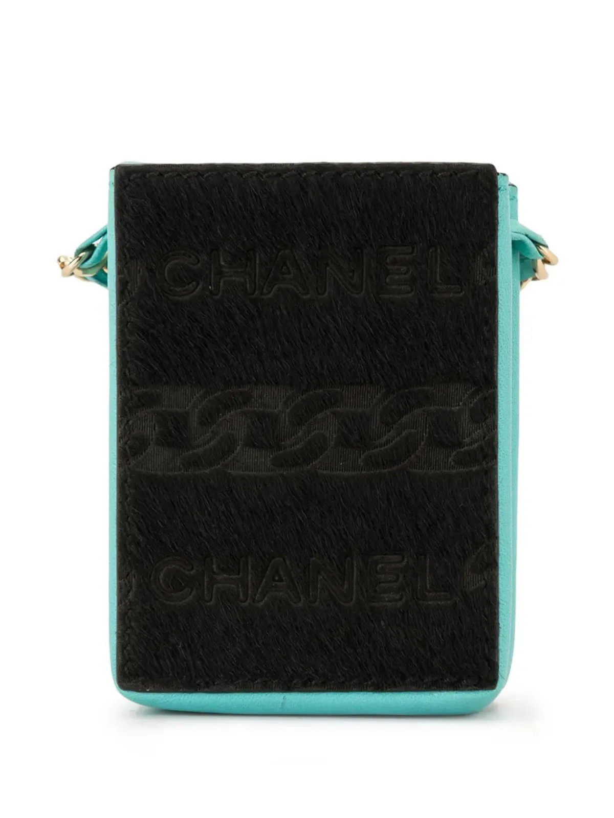 CHANEL ビンテージ 2001 ミニ チェーン ポーチ - 画像2