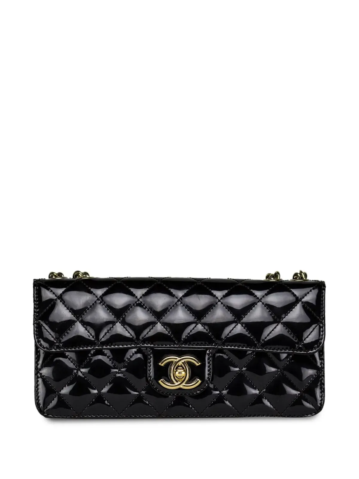 CHANEL ビンテージ 2005 ダイヤモンドキルト ショルダーバッグ - ブラック - 画像3