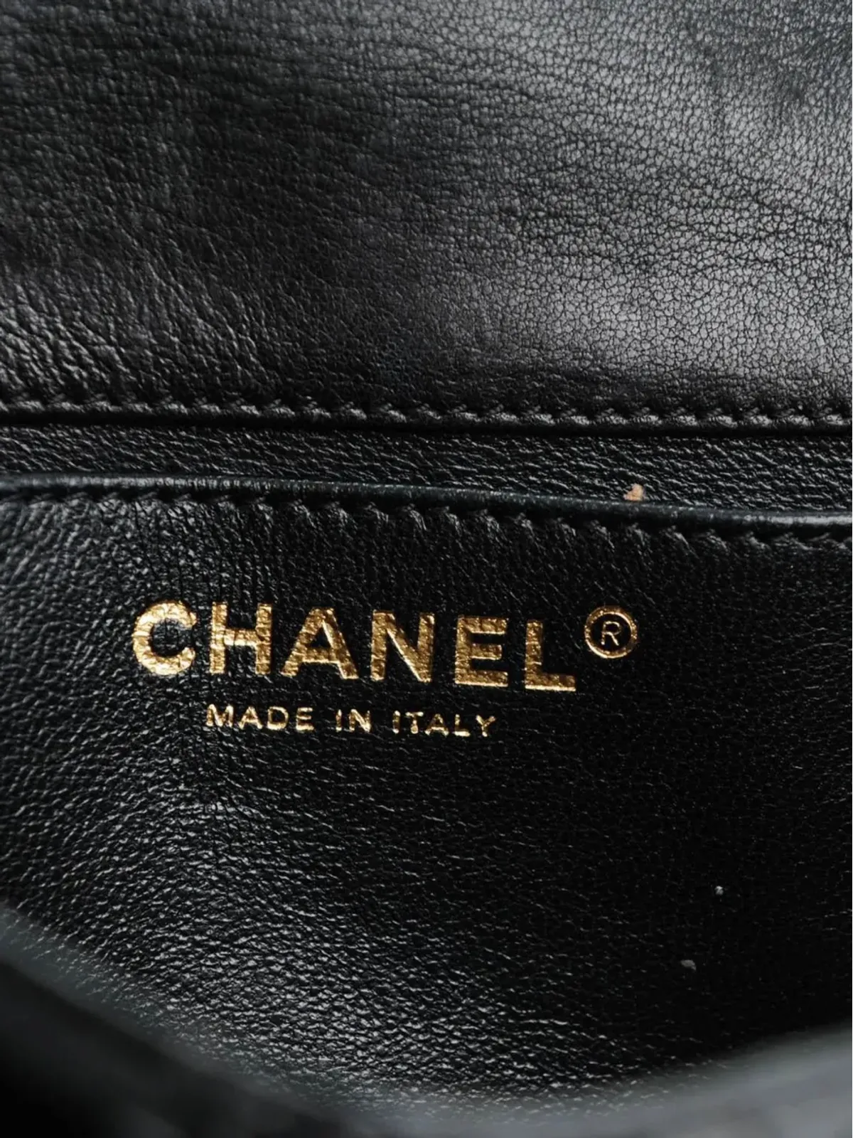 CHANEL ビンテージ 2005 ダイヤモンドキルト ショルダーバッグ - ブラック - 画像4