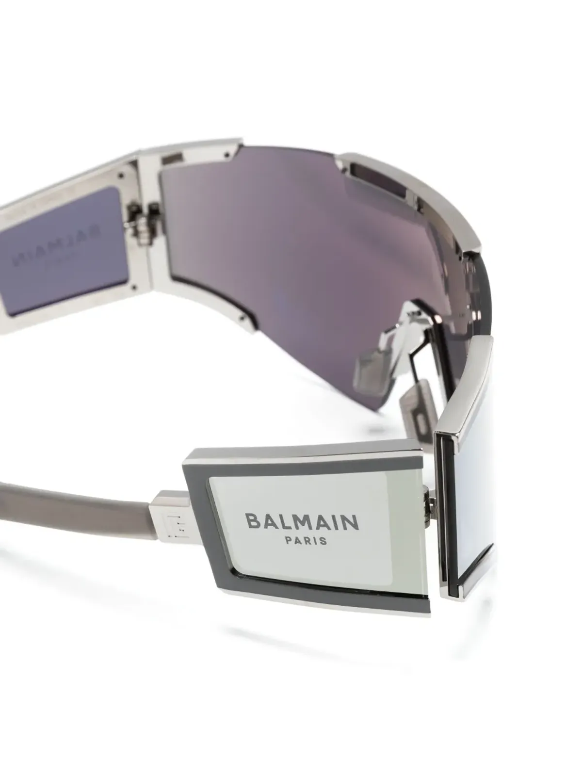 Balmain Eyewear フレッチ・シールドフレーム サングラス - 画像3