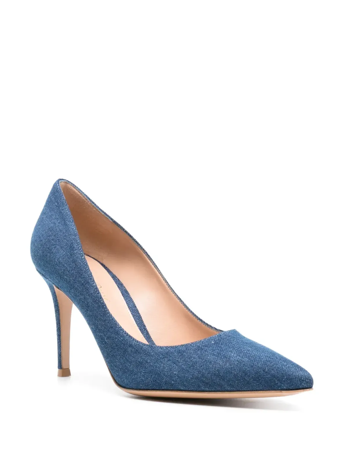 Gianvito Rossi 85mmデニムパンプス - 画像2