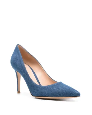 Gianvito Rossi 85mmデニムパンプス - サムネイル2