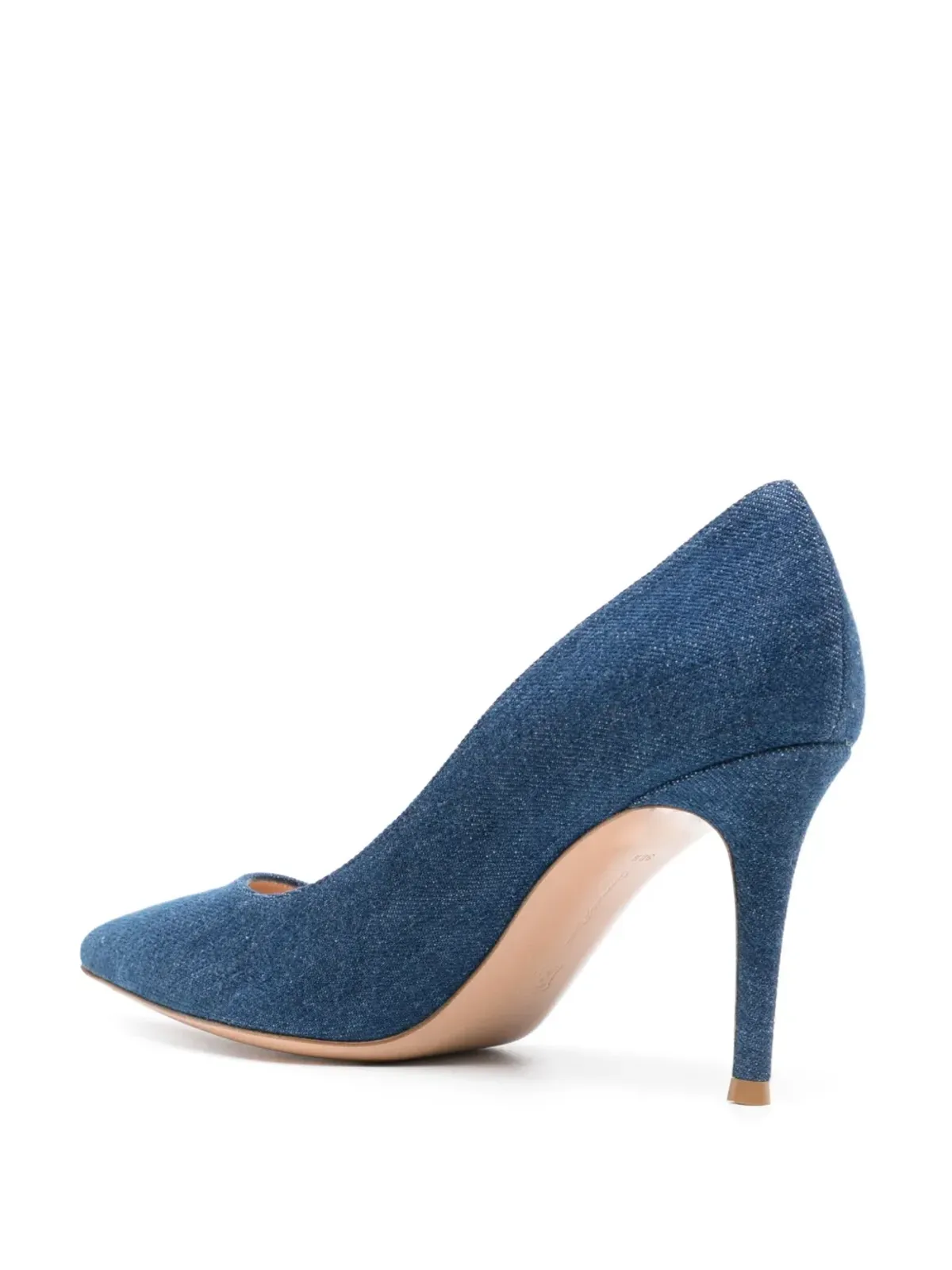 Gianvito Rossi 85mmデニムパンプス - 画像3
