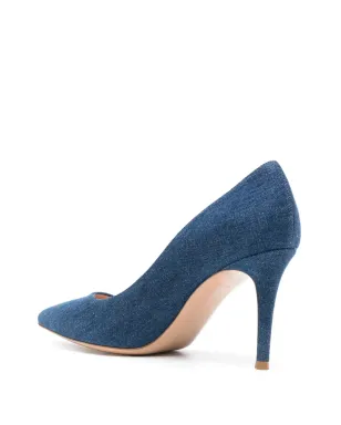 Gianvito Rossi 85mmデニムパンプス - サムネイル3