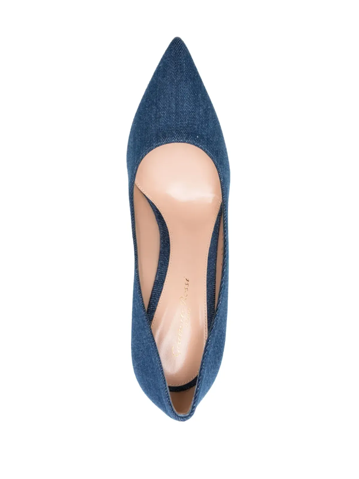 Gianvito Rossi 85mmデニムパンプス - 画像4