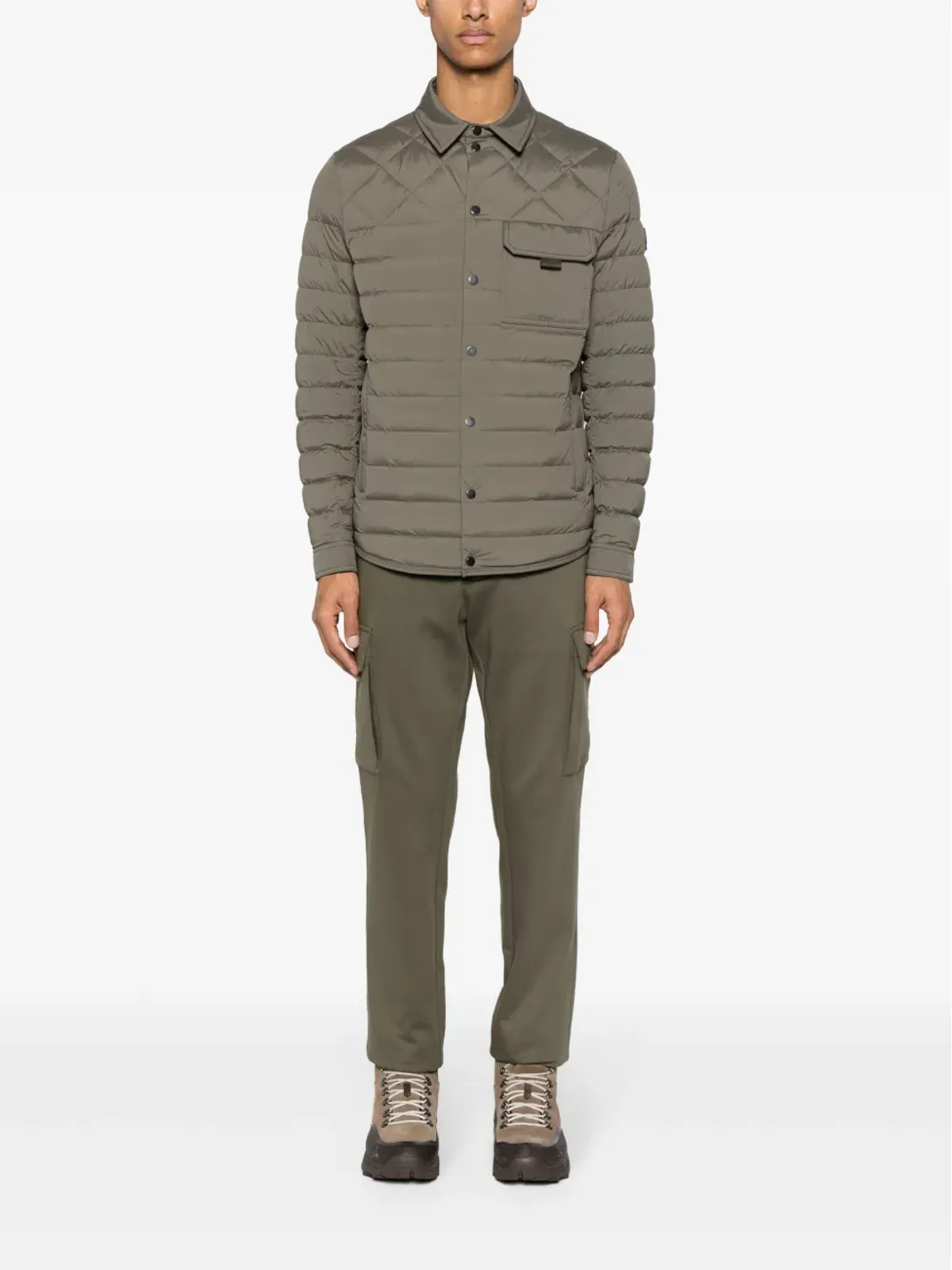 Moncler ハイウエスト テーパード カーゴパンツ - 画像2