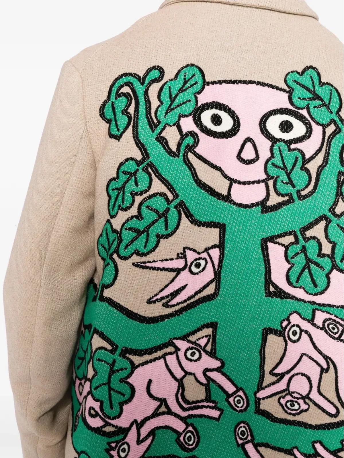 Walter Van Beirendonck Khiva ジャカードコート - 画像5