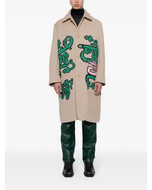 Walter Van Beirendonck Khiva ジャカードコート - サムネイル2