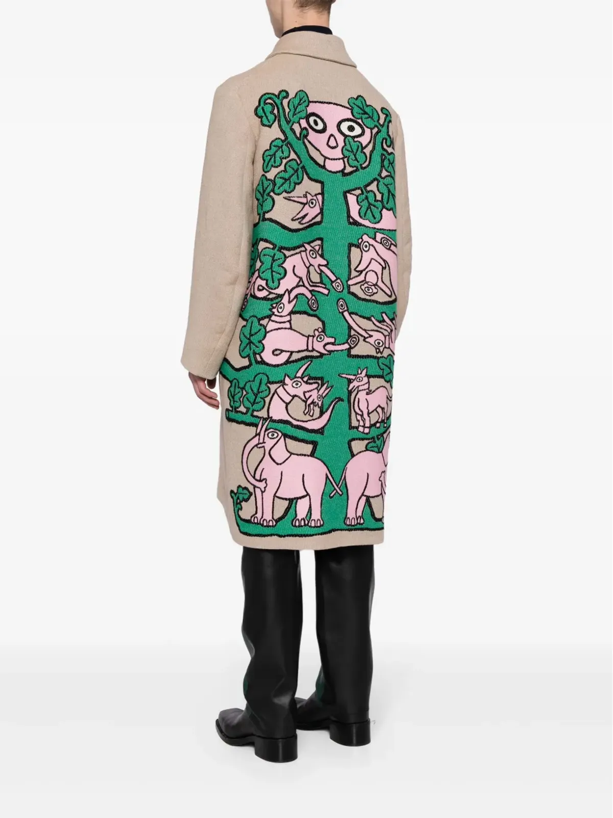 Walter Van Beirendonck Khiva ジャカードコート - 画像4