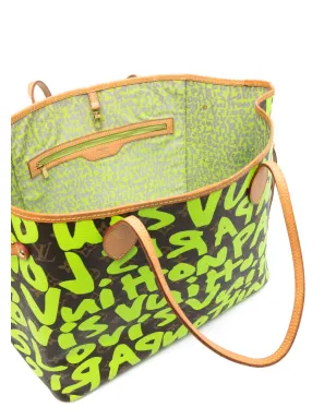 Louis Vuitton ビンテージ 2019年 x Stephen Sprouse グラフィティプリント トートバッグ - グリーン - サムネイル4