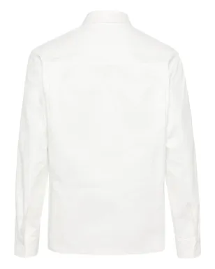 Jil Sander ボタンアップ コットンオーバーシャツ - ホワイト - サムネイル2