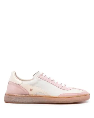 Moma panelled suede sneakers - White - サムネイル1