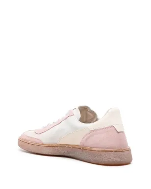 Moma panelled suede sneakers - White - サムネイル3