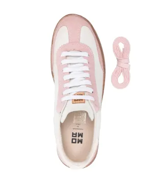 Moma panelled suede sneakers - White - サムネイル4
