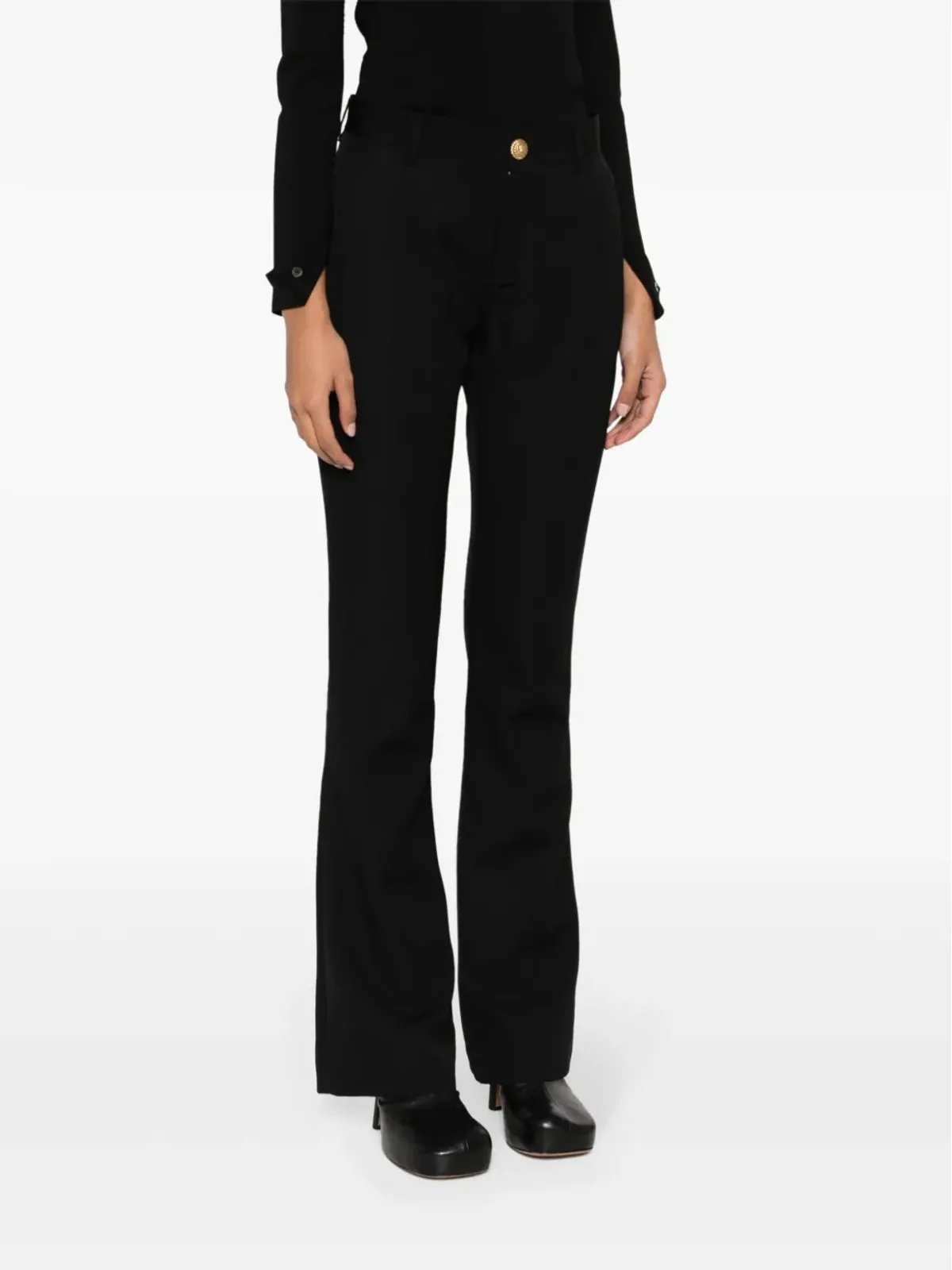 Balmain ツイルフレアパンツ - 画像3