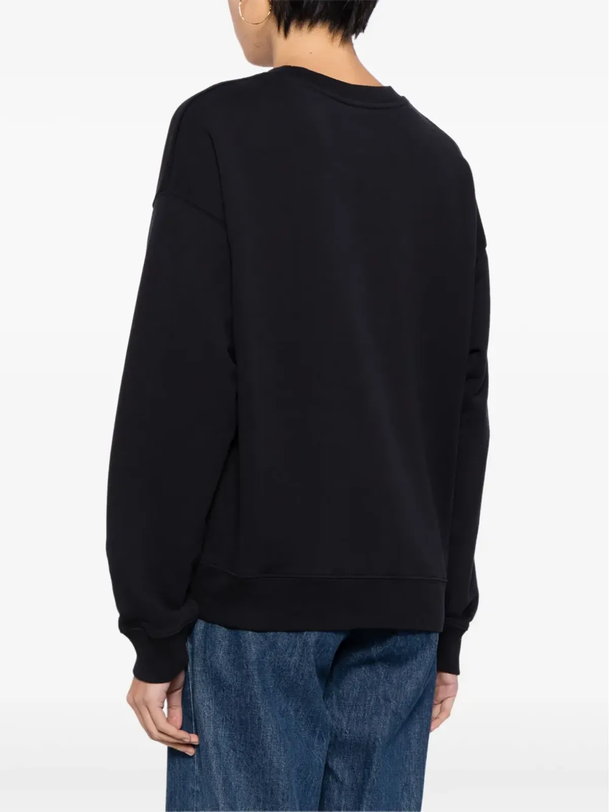 Maison Kitsuné 中国ドラゴン コットン スウェットシャツ - ブラック - 画像4