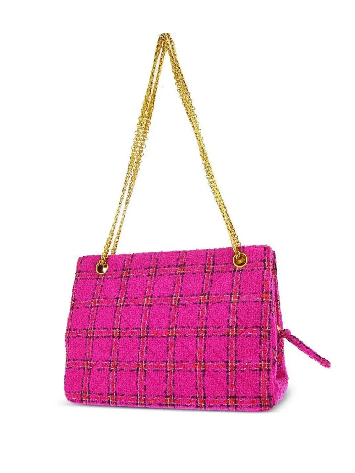 CHANEL ビンテージ 1990-1999年頃 クラシック・リイシュー ツイード トートバッグ - ピンク - 画像2