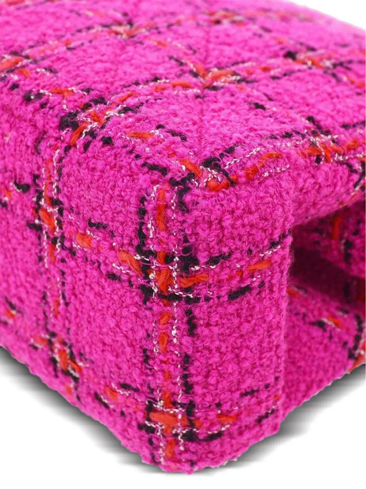 CHANEL ビンテージ 1990-1999年頃 クラシック・リイシュー ツイード トートバッグ - ピンク - 画像4