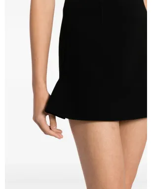 Kimhekim peplum-hem knitted miniskirt - Black - サムネイル5