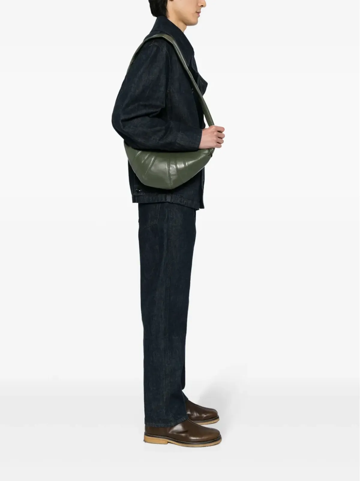 LEMAIRE クロワッサン ショルダーバッグ グリーン - 画像2