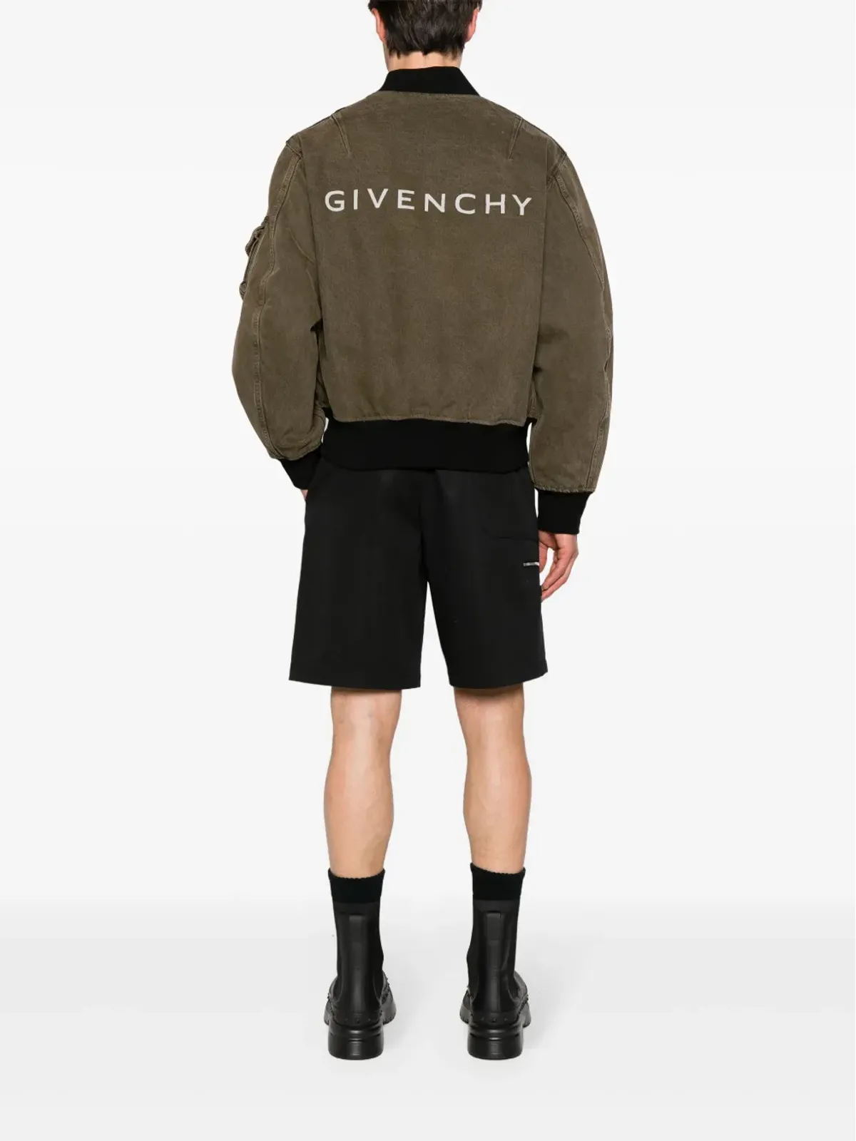 Givenchy ロゴプリント リバーシブル ボンバー ジャケット - ブラウン - 画像2