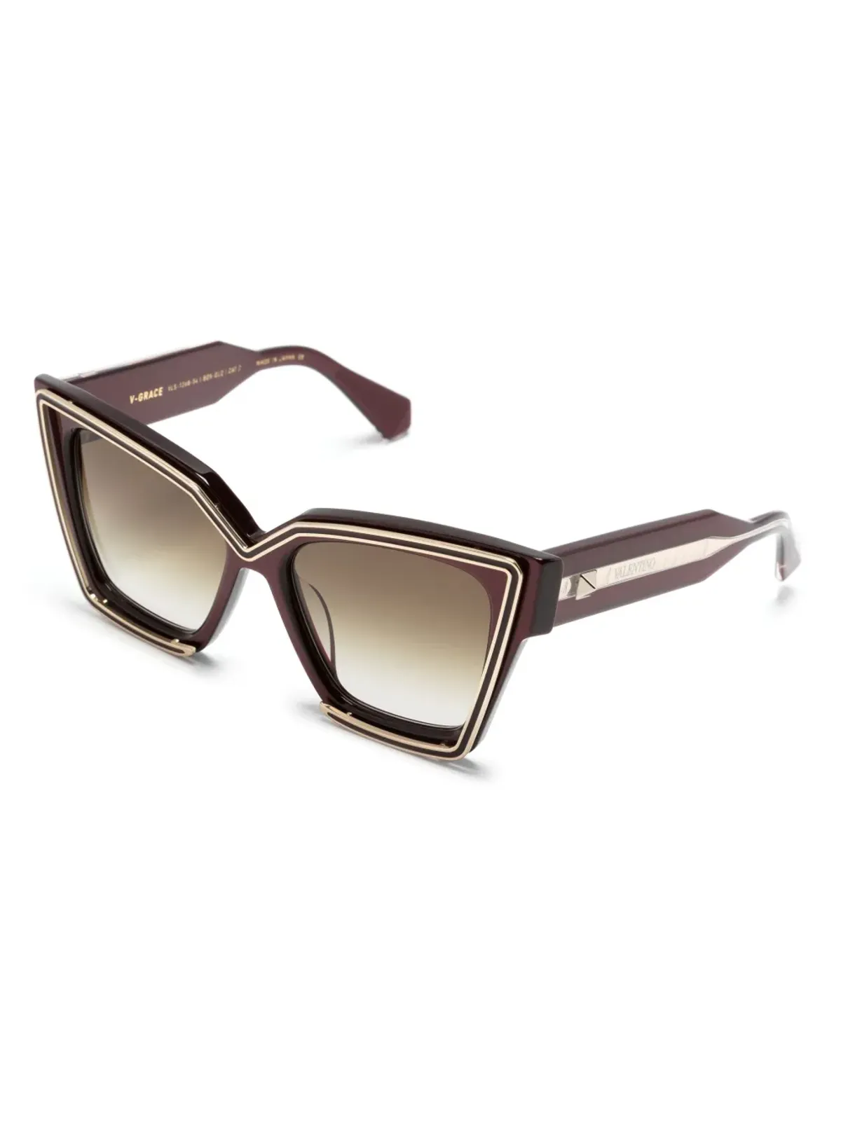 VALENTINO GARAVANI EYEWEAR V-Grace バタフライフレームサングラス - 画像2