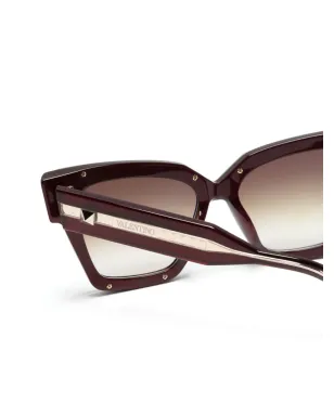VALENTINO GARAVANI EYEWEAR V-Grace バタフライフレームサングラス - サムネイル3