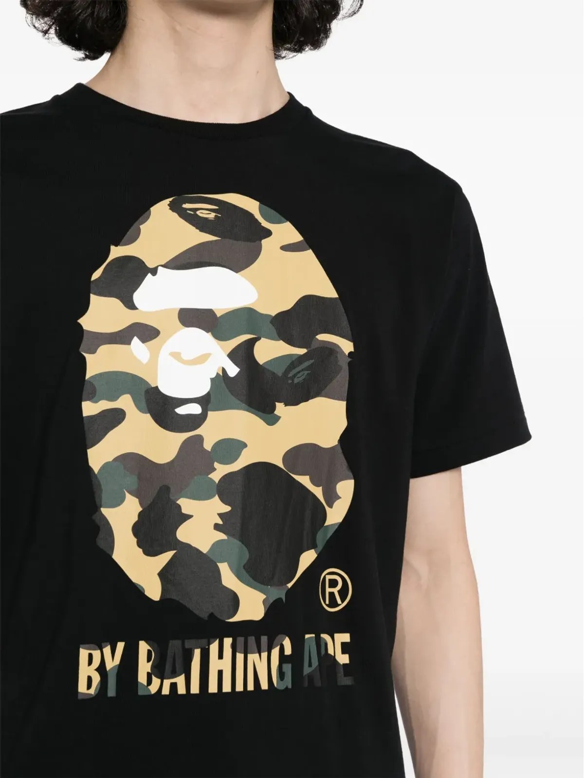 A BATHING APE® カモ Big Ape-print Tシャツ - ブラック - 画像5