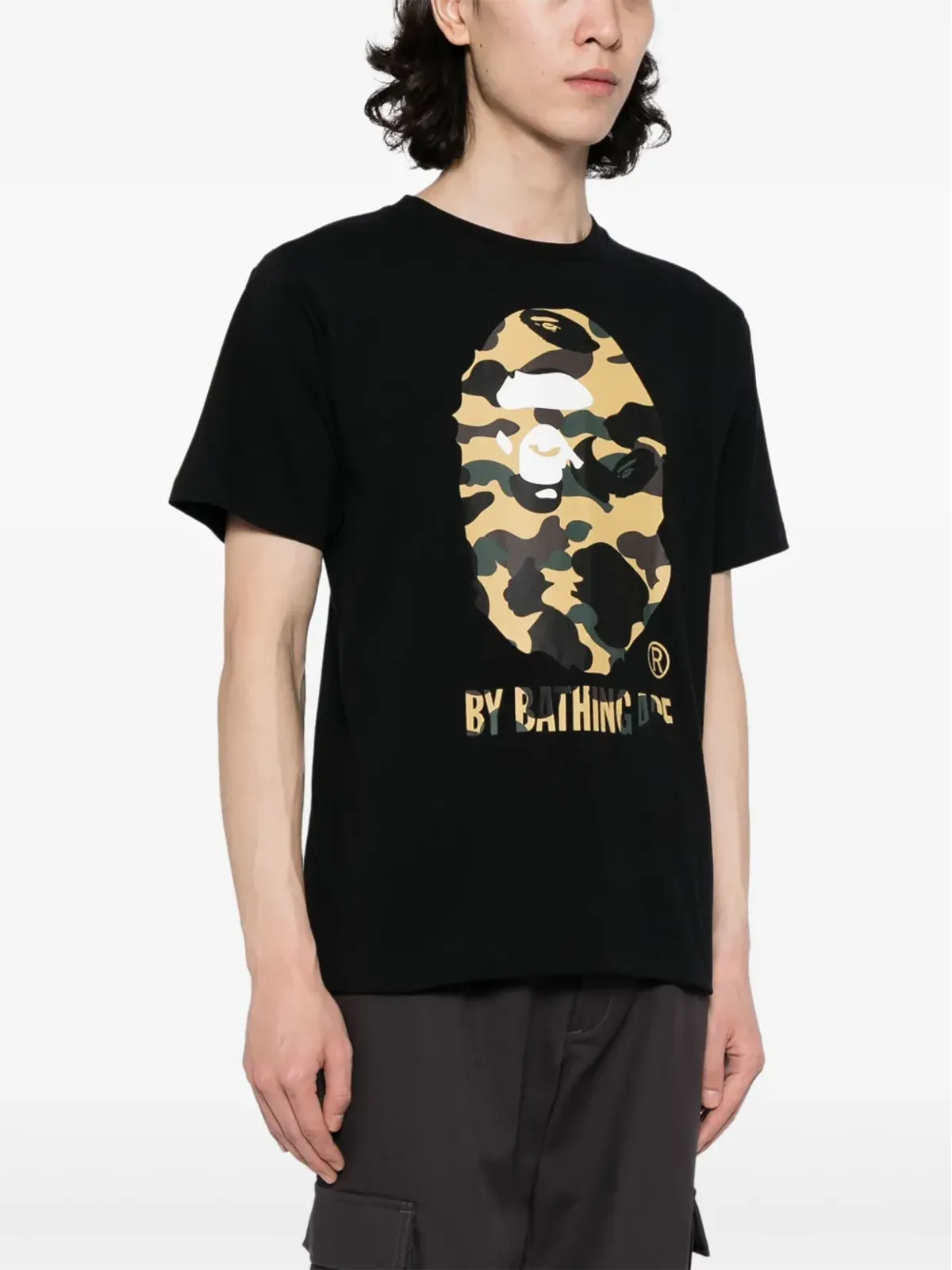 A BATHING APE® カモ Big Ape-print Tシャツ - ブラック - 画像3
