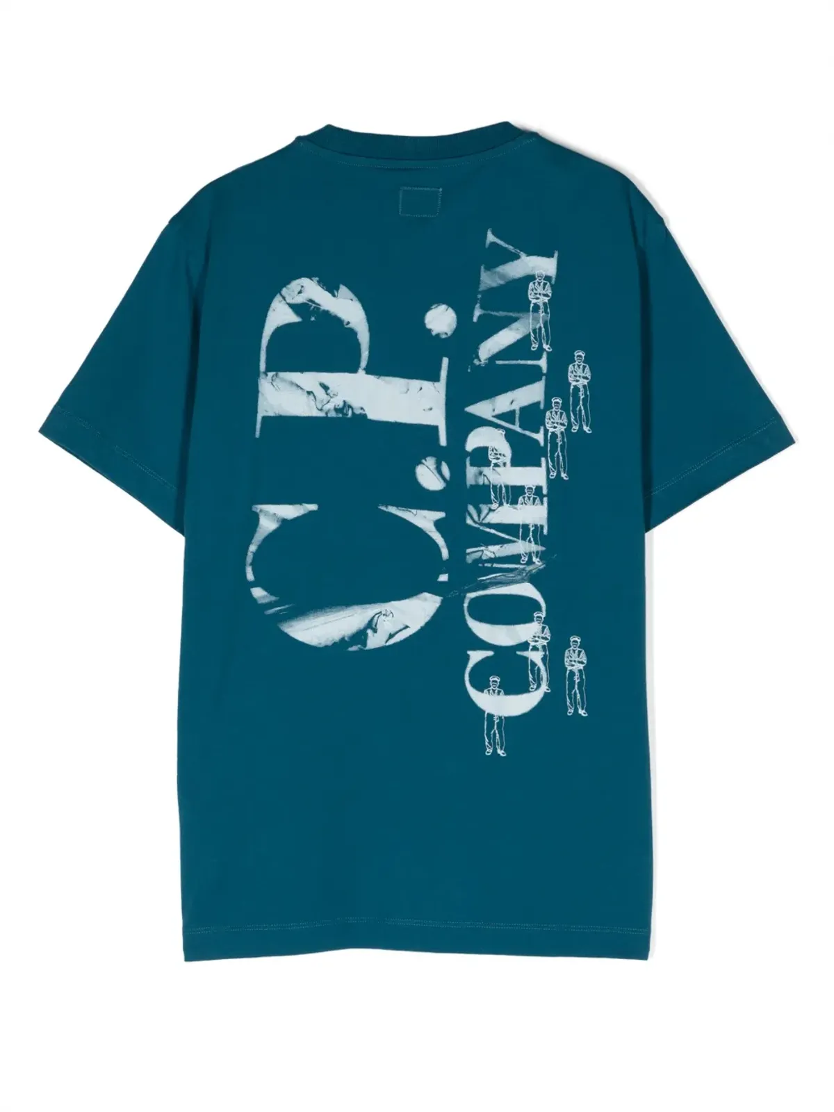 C.P. Company Kids イラストプリント コットン Tシャツ - ブルー - 画像2
