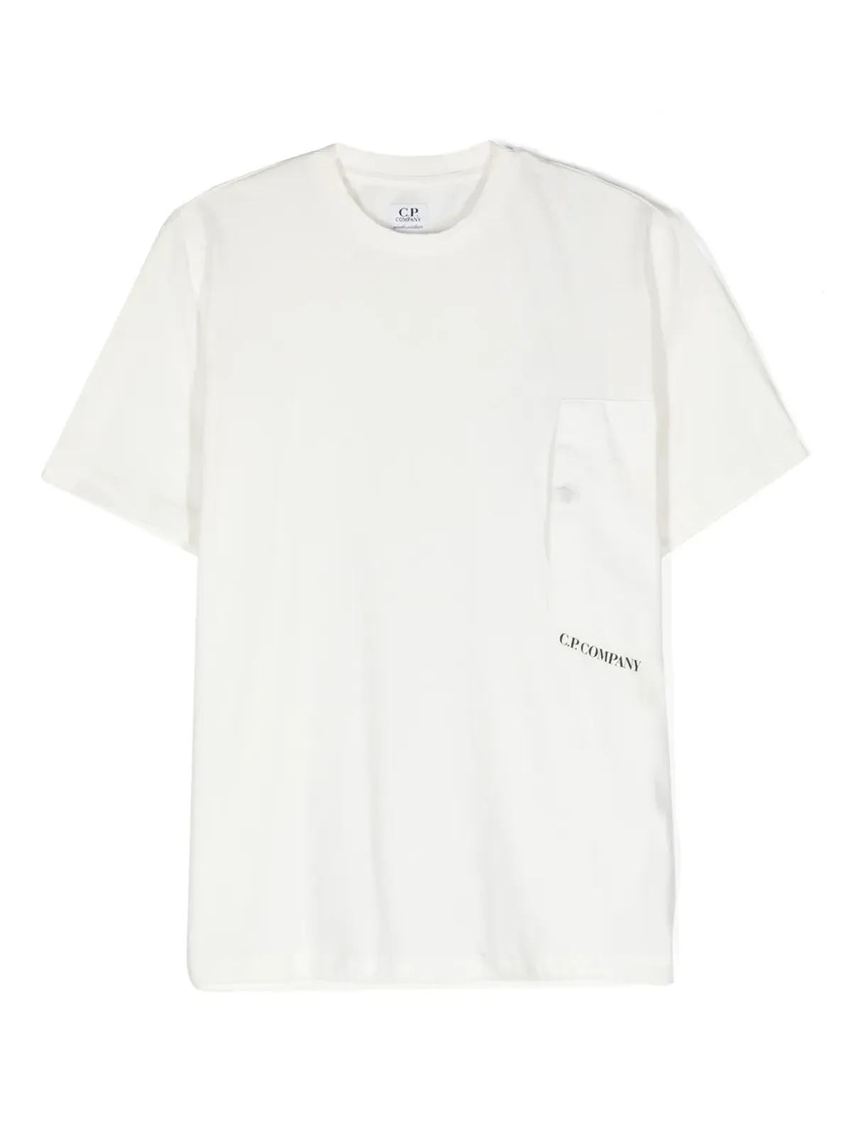 C.P. Company Kids チェストポケット付きコットンTシャツ - White - 画像1
