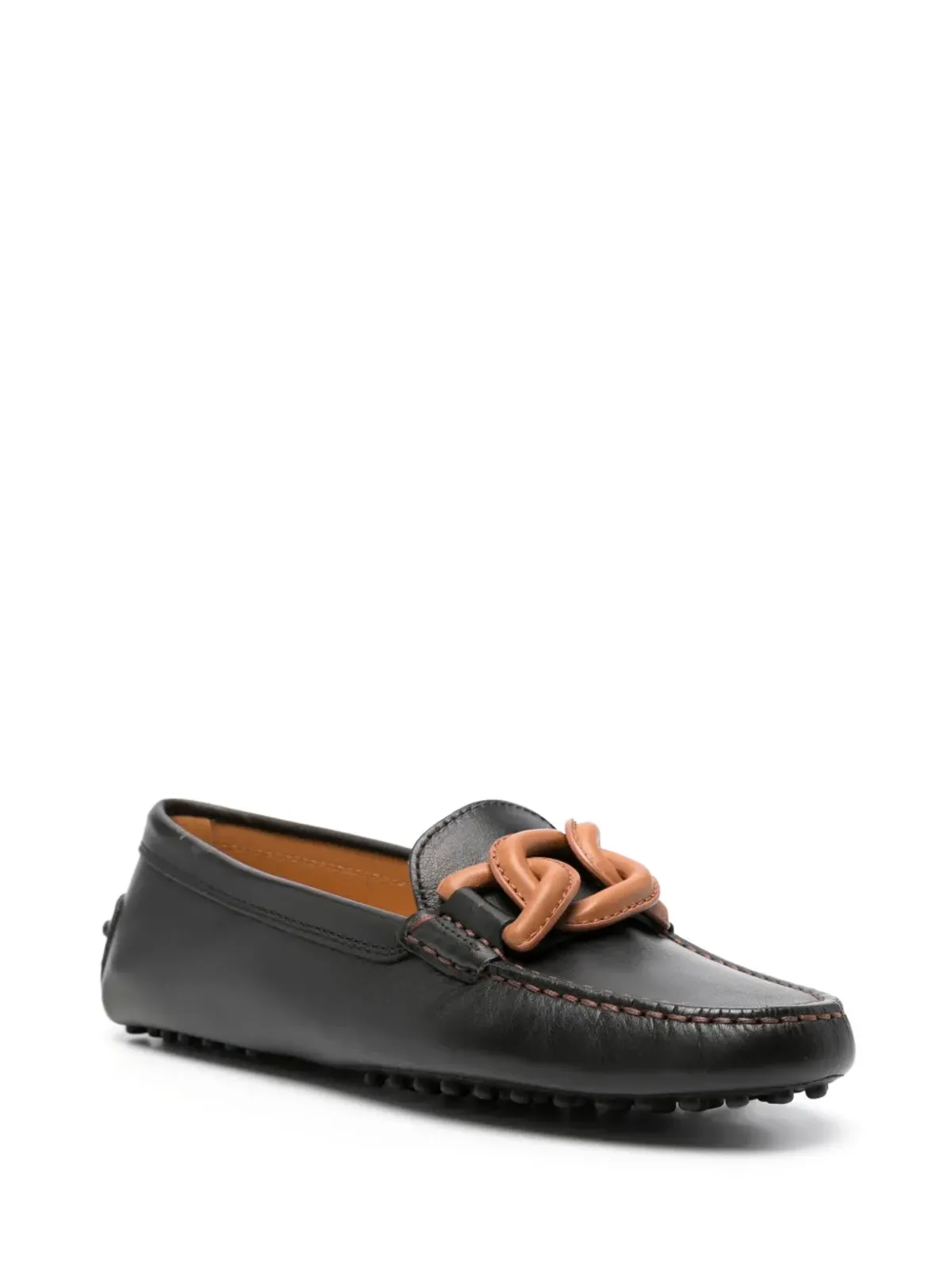 Tod's City Gommino レザー ローファー - ブラック - 画像2