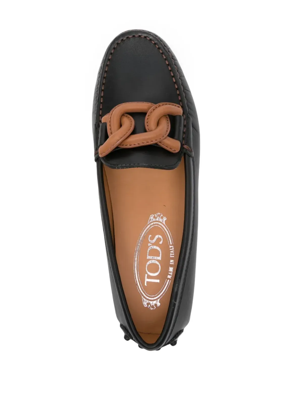 Tod's City Gommino レザー ローファー - ブラック - 画像4