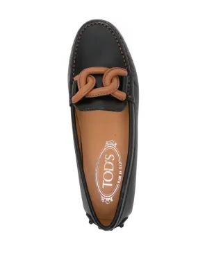 Tod's City Gommino レザー ローファー - ブラック - サムネイル4