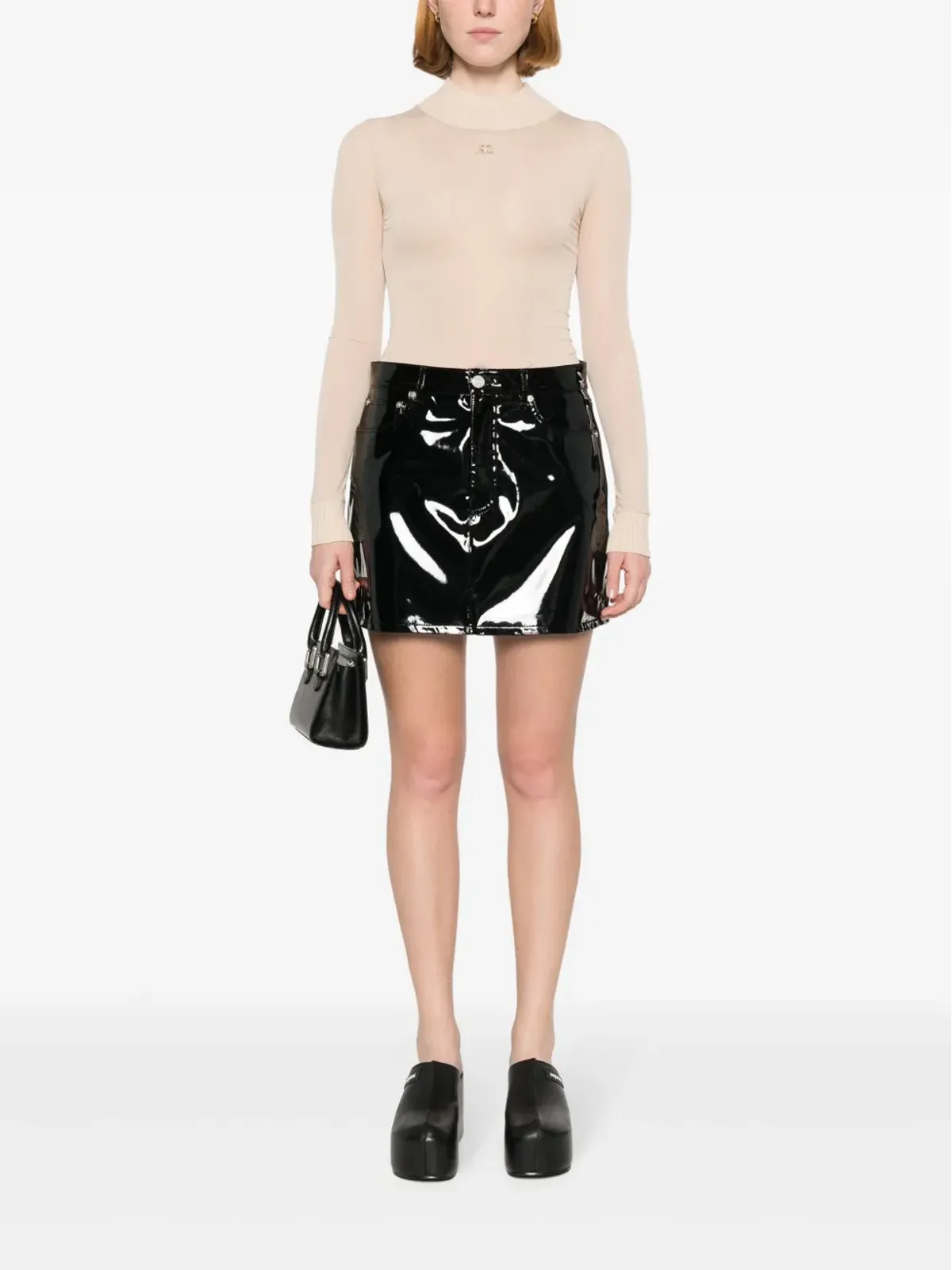 Courrèges Reedition メッシュトップ - ニュートラルカラー - 画像2